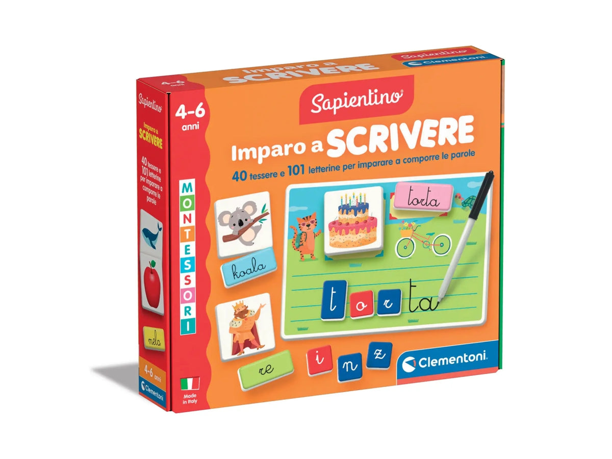 Montessori imparo a scrivere