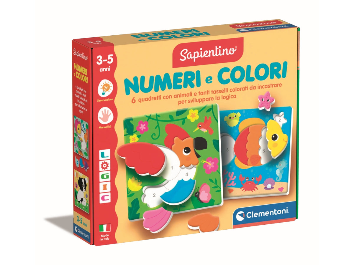 Gioco Educativo Sapientino Logic - Numeri e Colori per Imparare Numeri e Colori - Clementoni