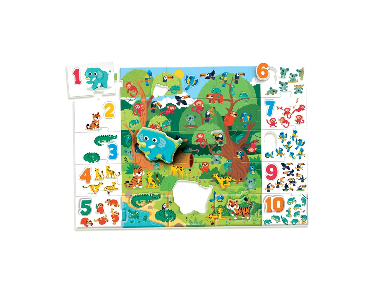Puzzle gigante dei numeri