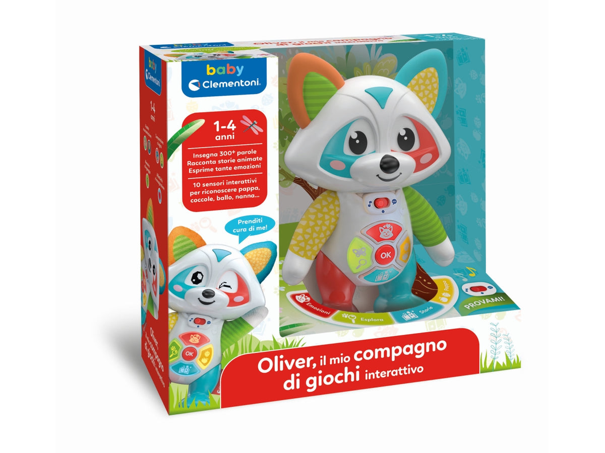 Giocattolo Oliver, il Mio Amico Interattivo: Compagno di Giochi per Bambini - Clementoni