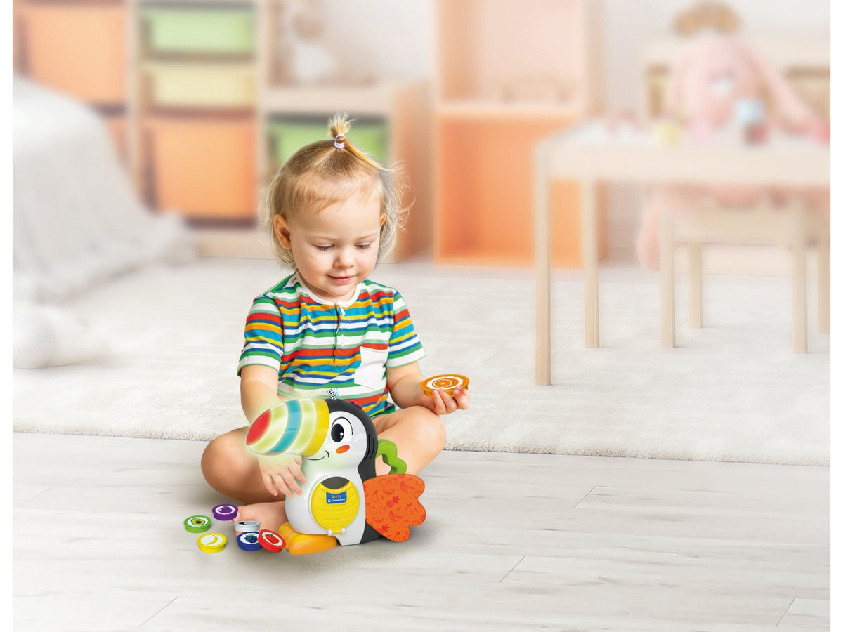 Gioco Educativo Parlante Giuliano il Tucano: Frutta e Colori - Clementoni $