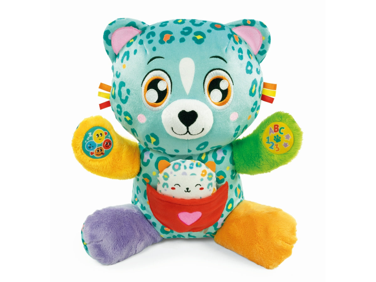 Leopardi Interattivi Morbidissimi Gattino & Micino Talking Plush - Clementoni $