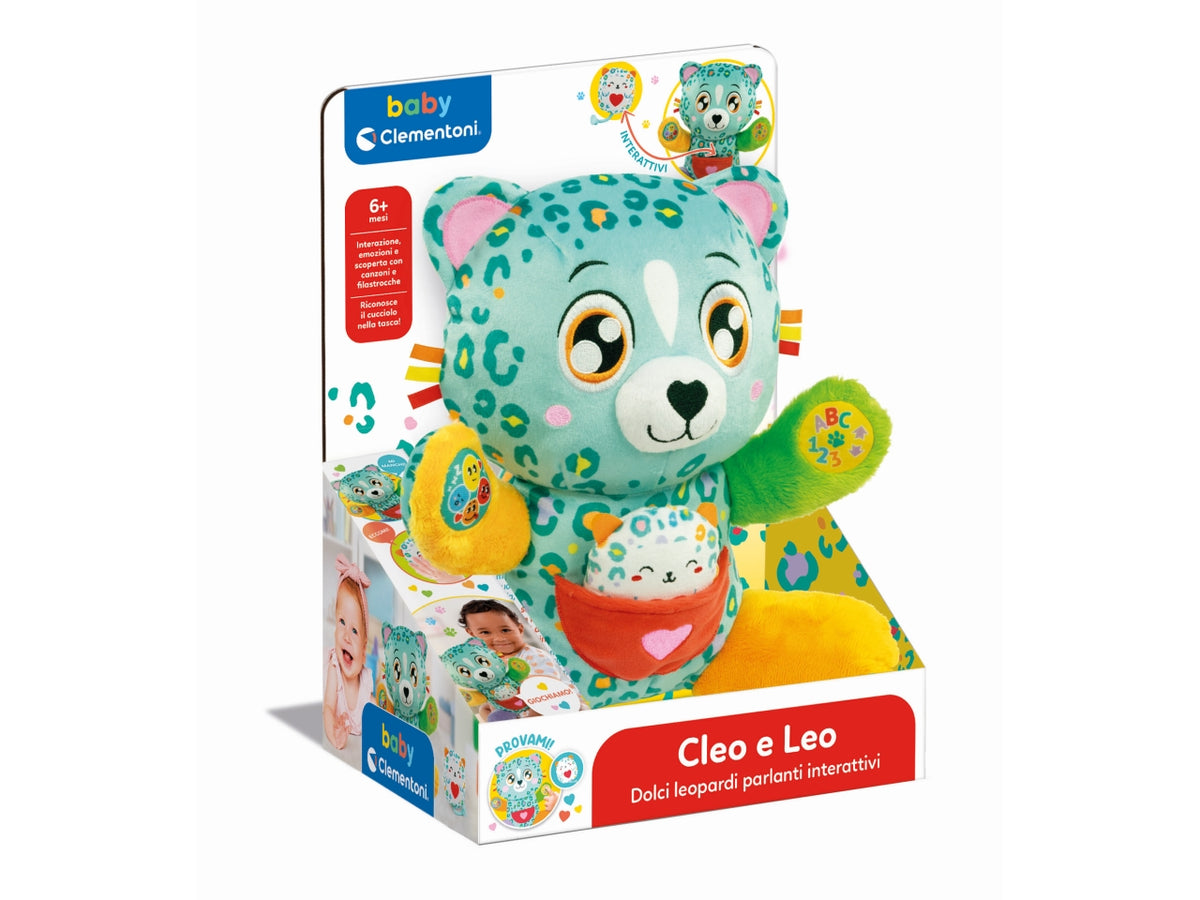 Leopardi Interattivi Morbidissimi Gattino & Micino Talking Plush - Clementoni $