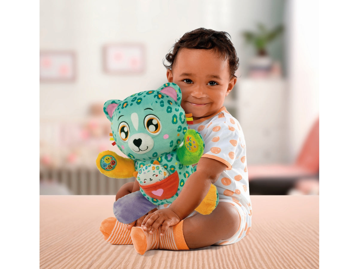 Leopardi Interattivi Morbidissimi Gattino & Micino Talking Plush - Clementoni $