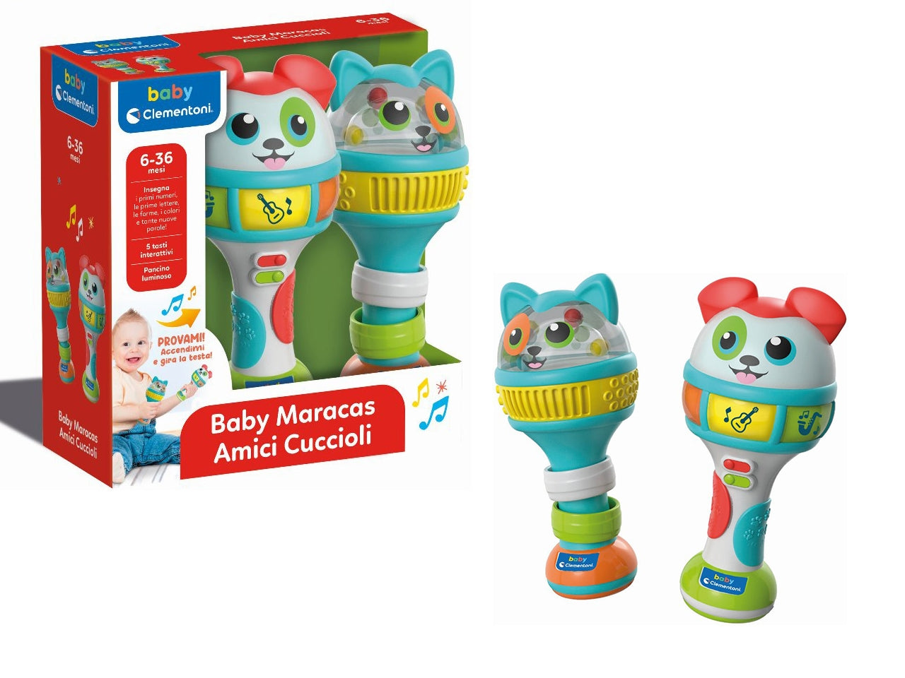 Baby maracas amici cuccioli