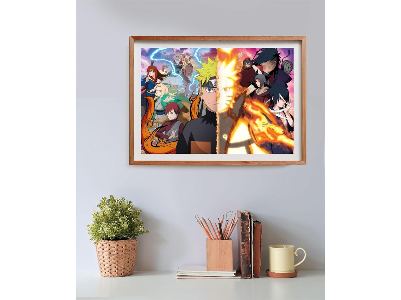 Clementoni Puzzle 500 pezzi anime collection cube di Naruto Shippuden per ragazzi, Naruto vs Sasuke, 14+