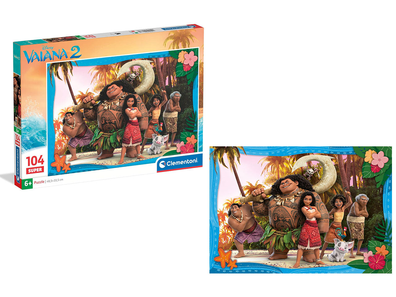 Puzzle Disney Vaiana 104 Pezzi Oceania - Clementoni