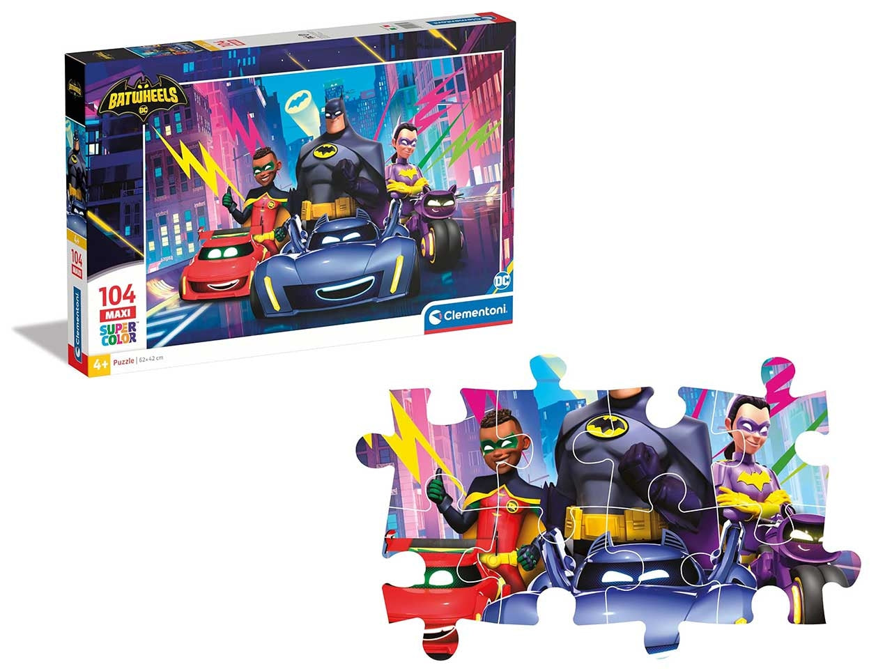 Puzzle da 104 pezzi maxi Atwheels