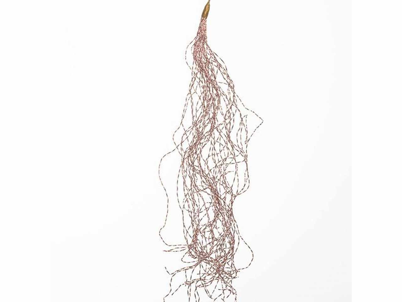 Ramo cadente natalizio 100cm oro rosa