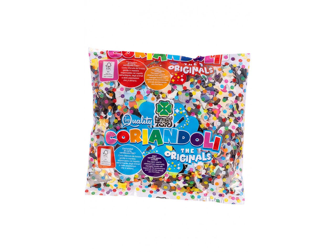 Coriandoli maxi multicolor 500gr