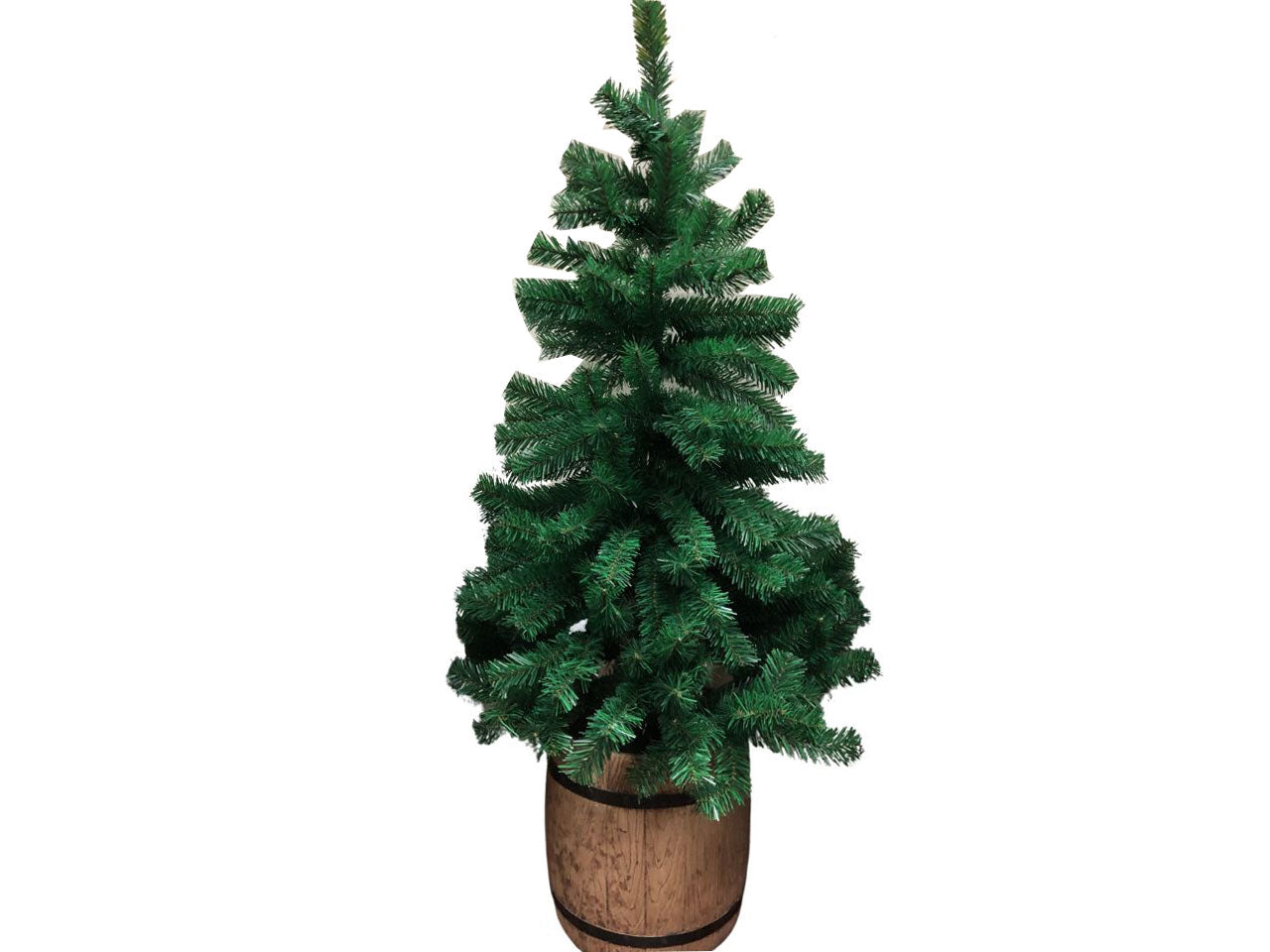 Albero verde in vaso h.125cm