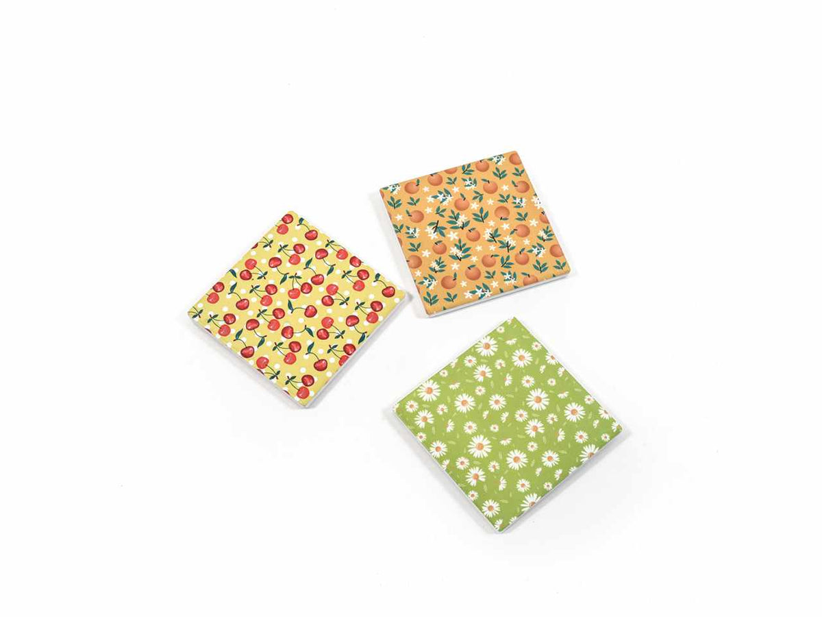 Piastrella decorativa in ceramica 10.8x10.8cm fantasie assortite