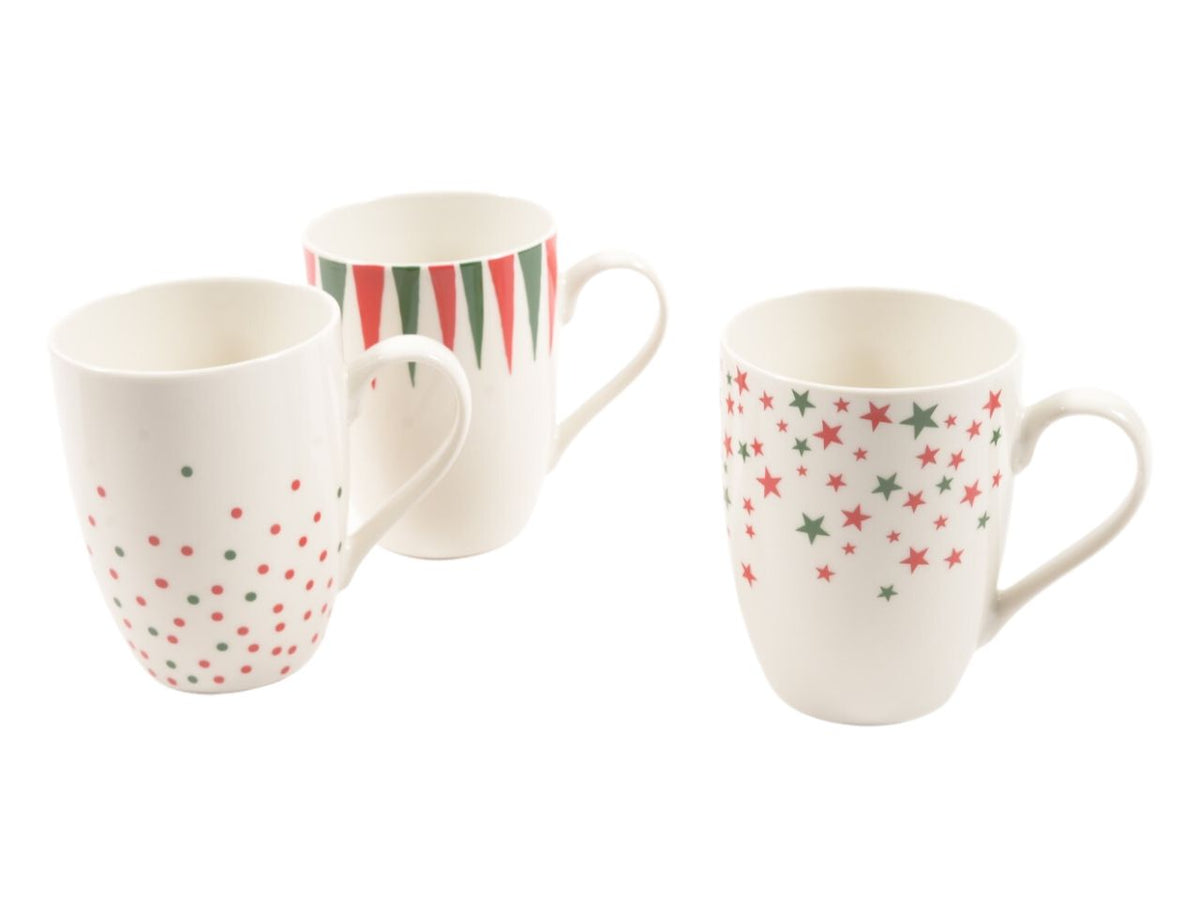Mug new bone china linea joyful 350ml misura d.8,3xh.10,5x11.5cm decori assortiti $