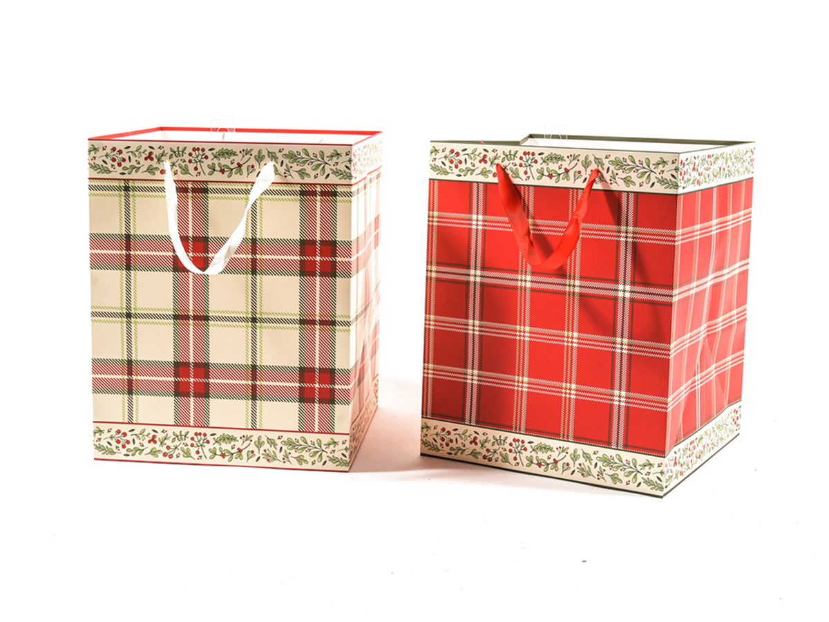 Shopper natalizio torte 25x25xh.31cm design assortiti