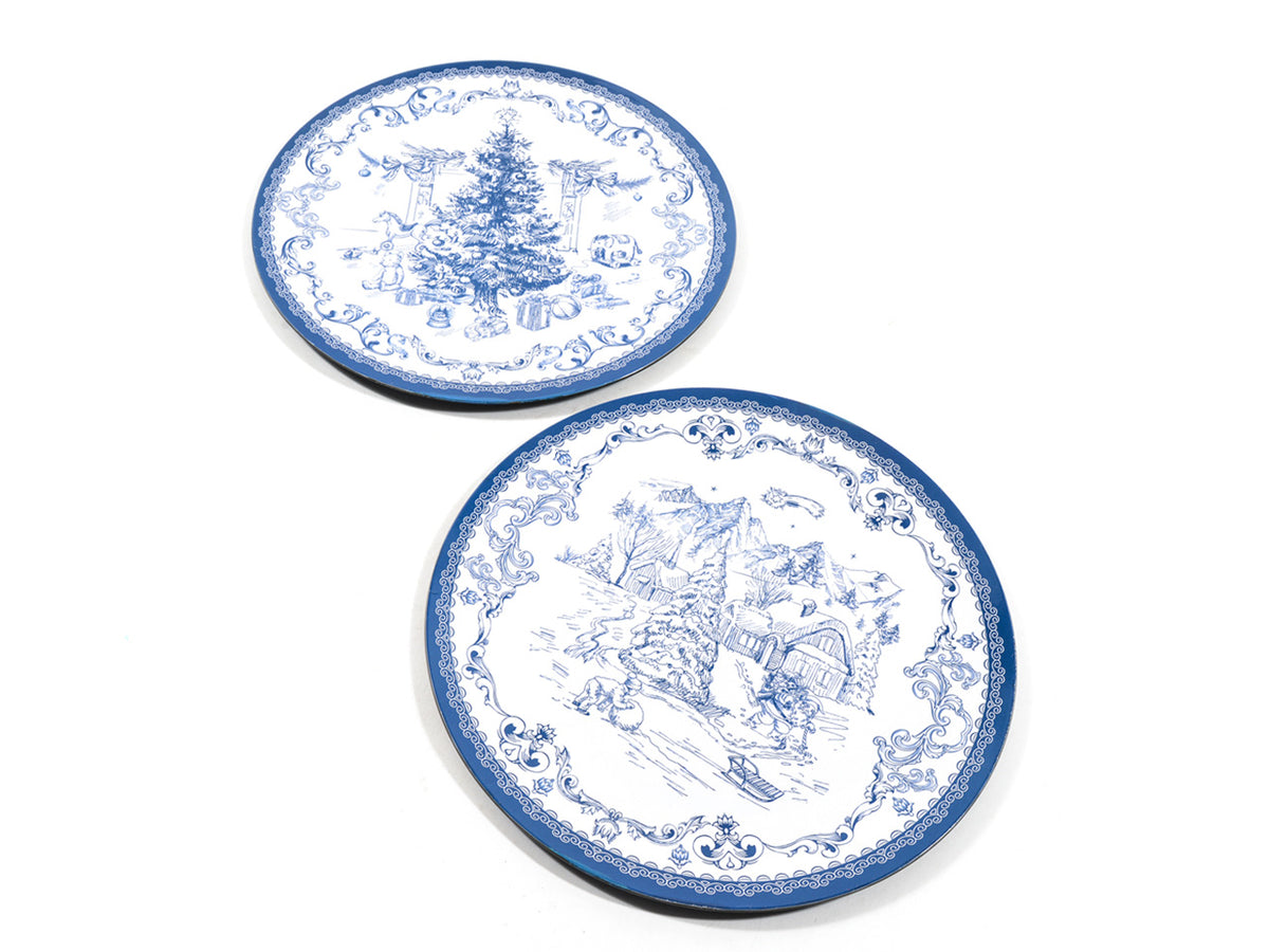 Sottopiatto in plastica misura d.33cm assortito