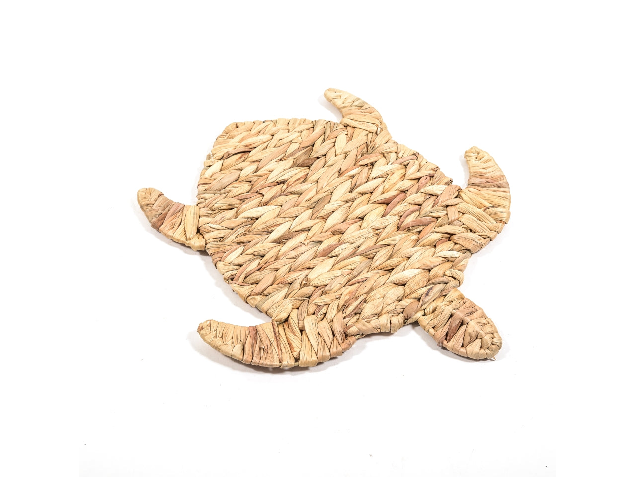 Sottopiatto in banano a forma di tartaruga stile marinaro 40x43x1 cm - Mercury