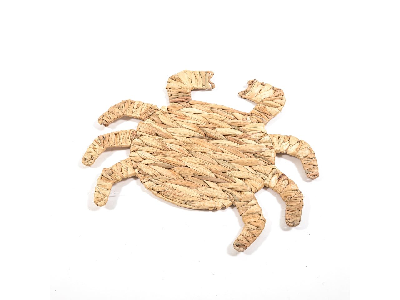 Sottopiatto in banano a forma di granchio stile marinaro 38x45x1 cm - Mercury