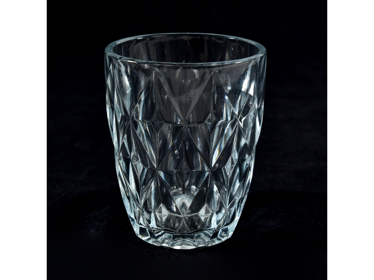 Bicchiere da acqua in vetro 290 ml trasparente, stile classico, confezione da 6 - 8xh.10cm - Mercury