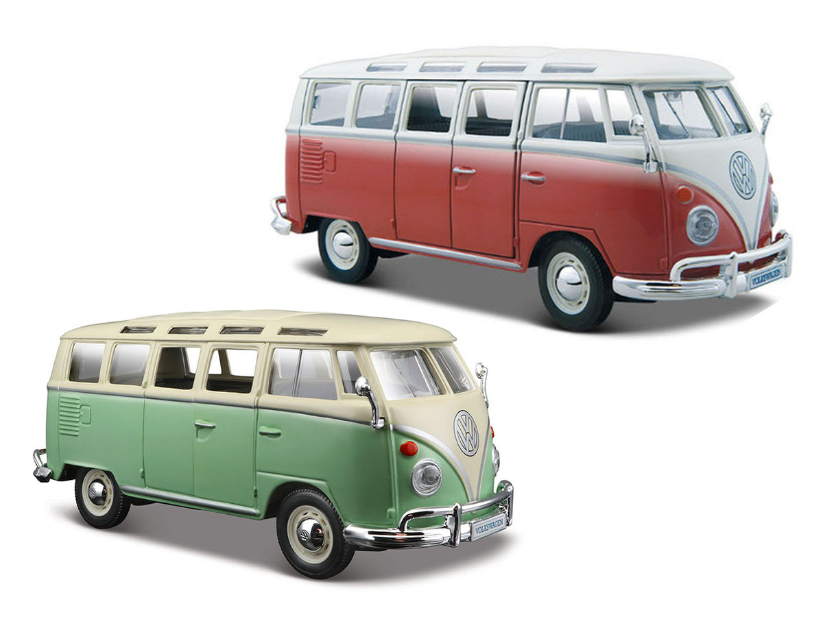 Modellino auto Volkswagen rossa e bianca scala 1:24 Maisto Special Edition $