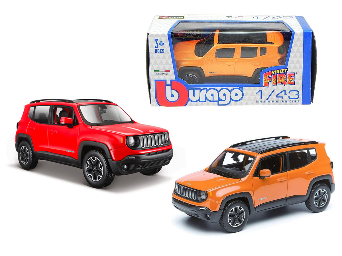 Modellino auto Jeep Renegade rossa scala1:24 Maisto Special Edition $