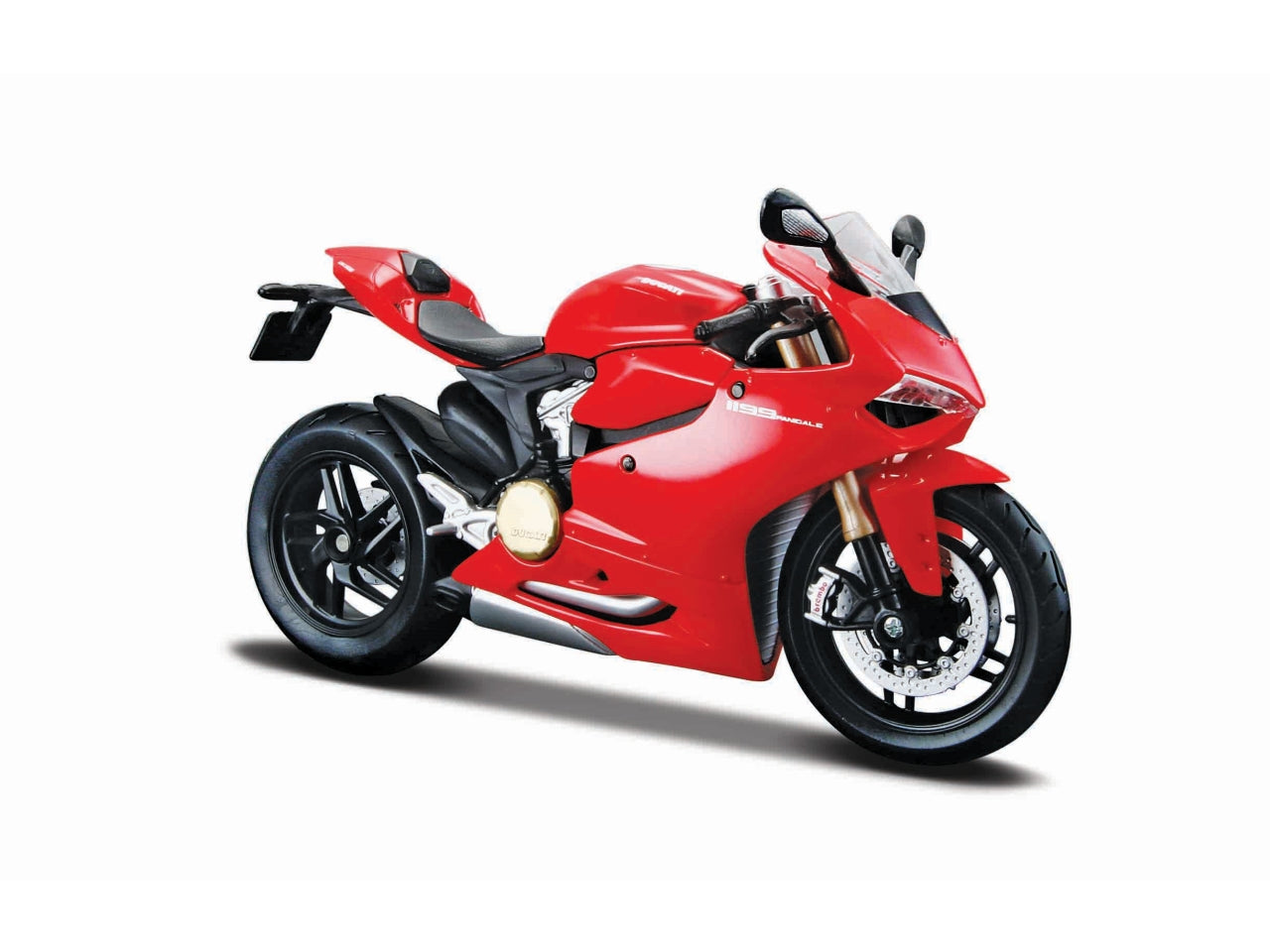 Maisto modellino moto Ducati Diavel Carbon rosso e nero 1:18