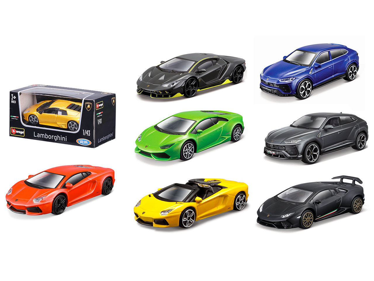 Auto Lamborghini scala 1:43