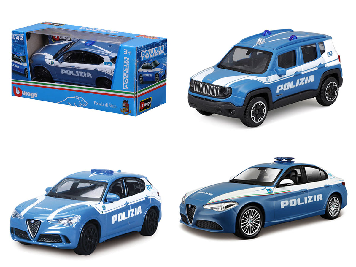 Auto scala 1:43 Polizia