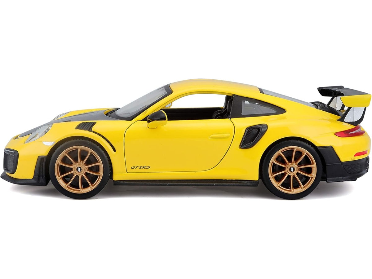 Auto Porsche 911 GT2 RS giallo scala 1:24