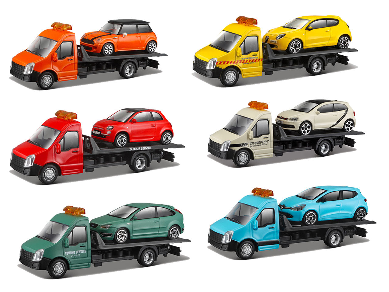 Auto Carroattrezzi C/Auto scala1:43