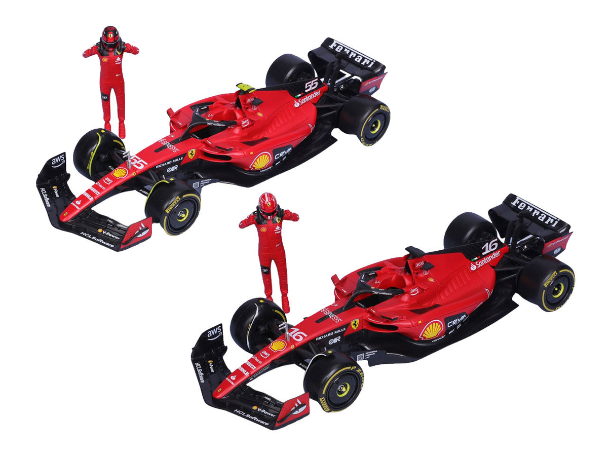 Auto Race w/driver ferrari sf-23 scala 1:24 $