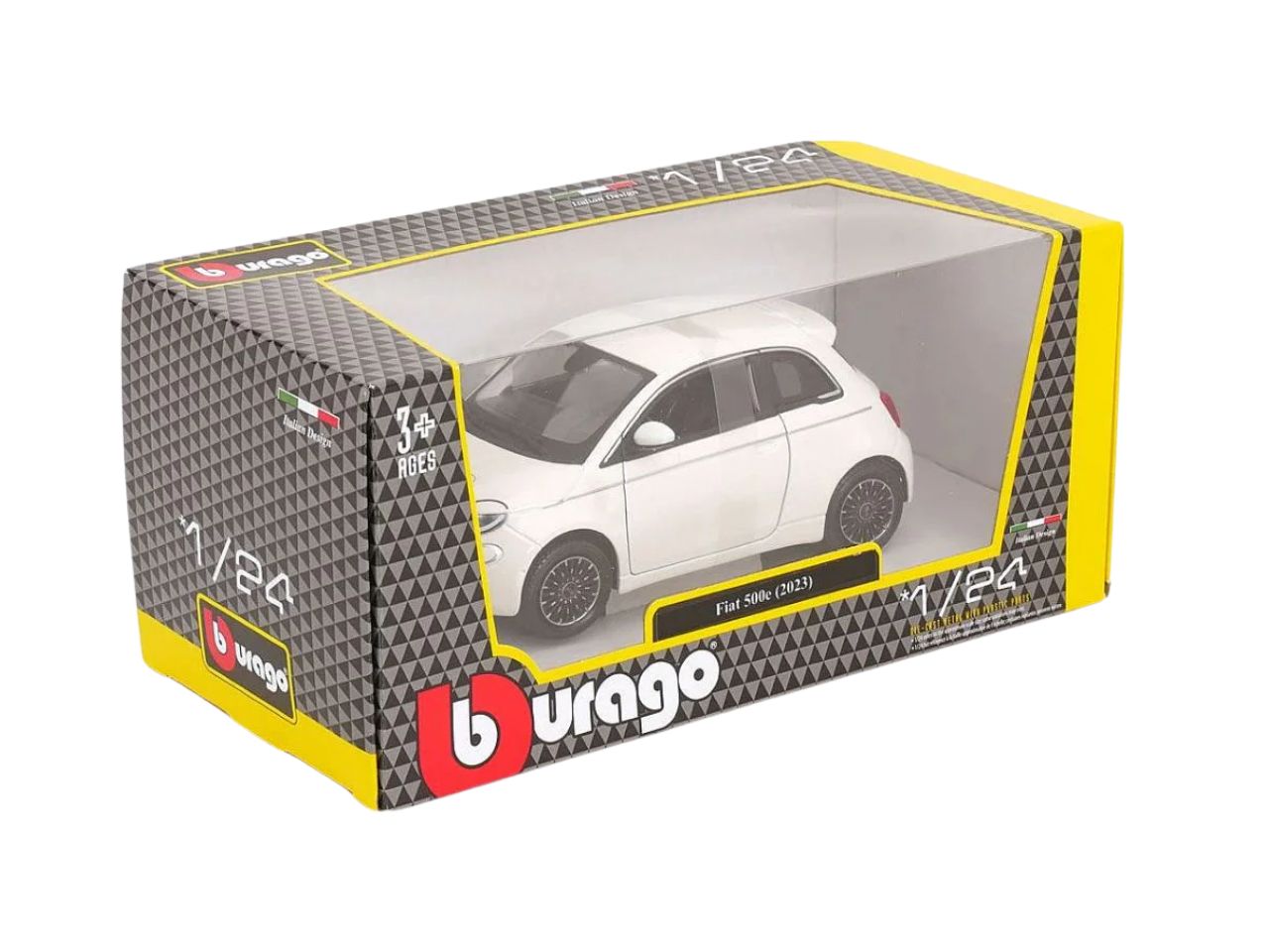 Auto Fiat 500E anno 2023 scala 1:24 $