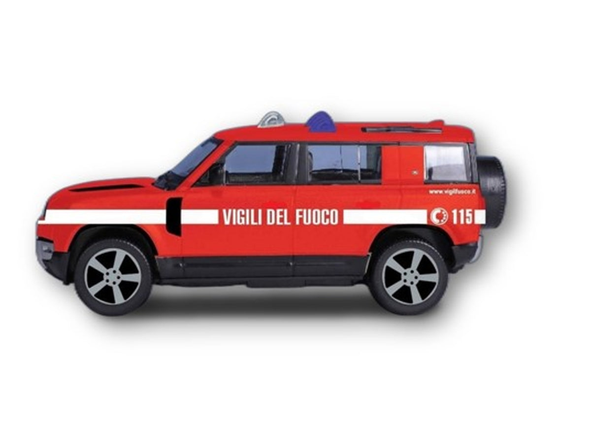 Modellino Automezzi Vigili del Fuoco - Scala 1:43: Die-cast, Licenza Ufficiale Vigili del Fuoco, Dettagli Realistici, Dimensioni 6,9x6,3x13,8 cm, Età 3+ | Burago