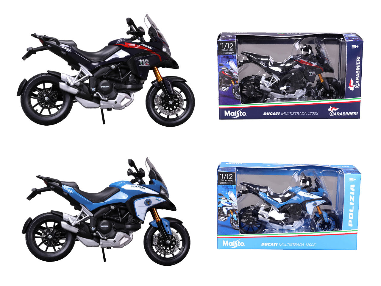 Moto Ducati Polizia/Carabiniere 1:12