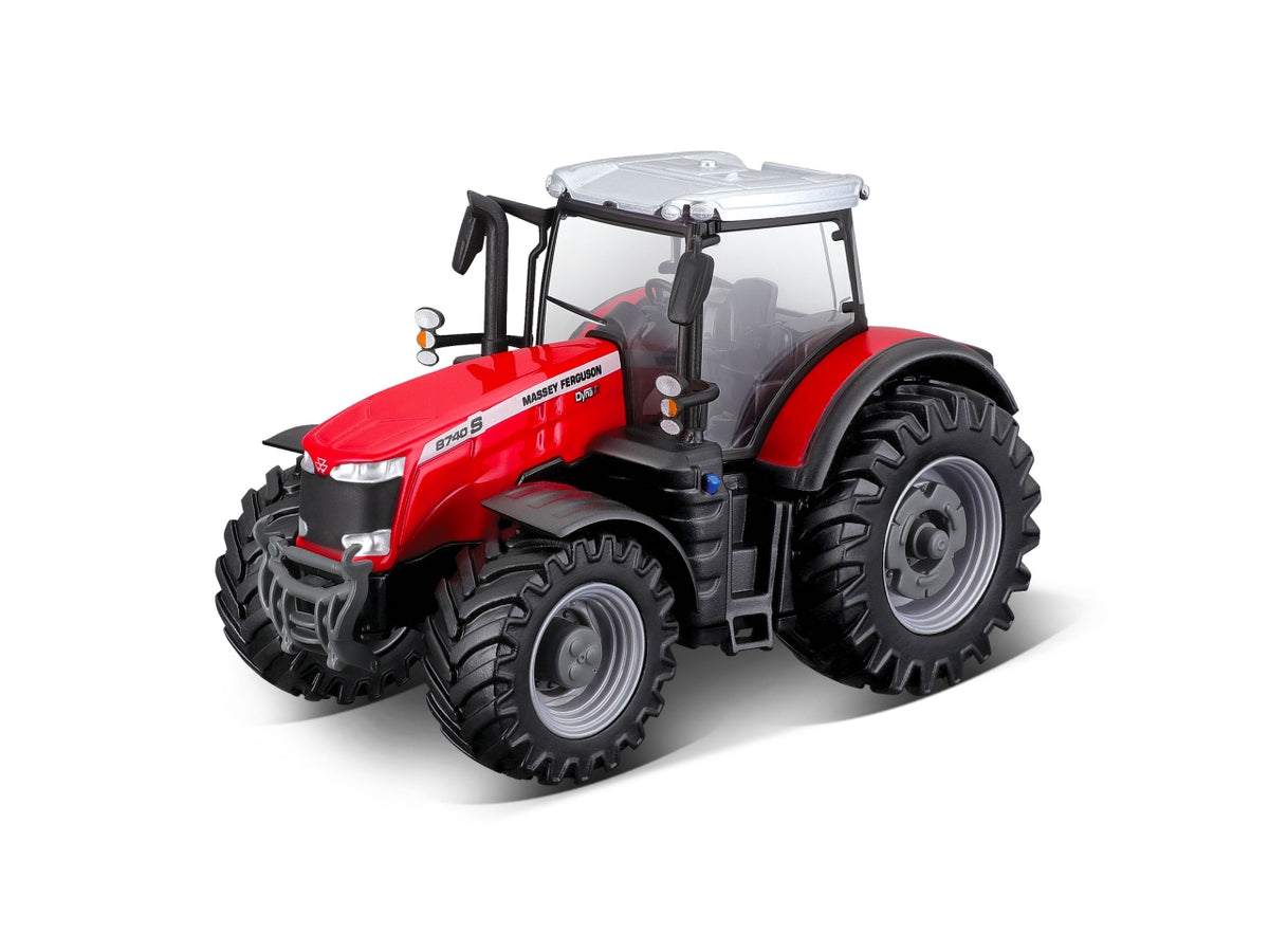Modellino Trattori Motorizzati 10cm - Modelli Assortiti: Die-cast, Colori Assortiti, Licenze Ufficiali, Retrocarica, Dimensioni 7,9x15,2x10,7 cm, Età 3+ | Burago