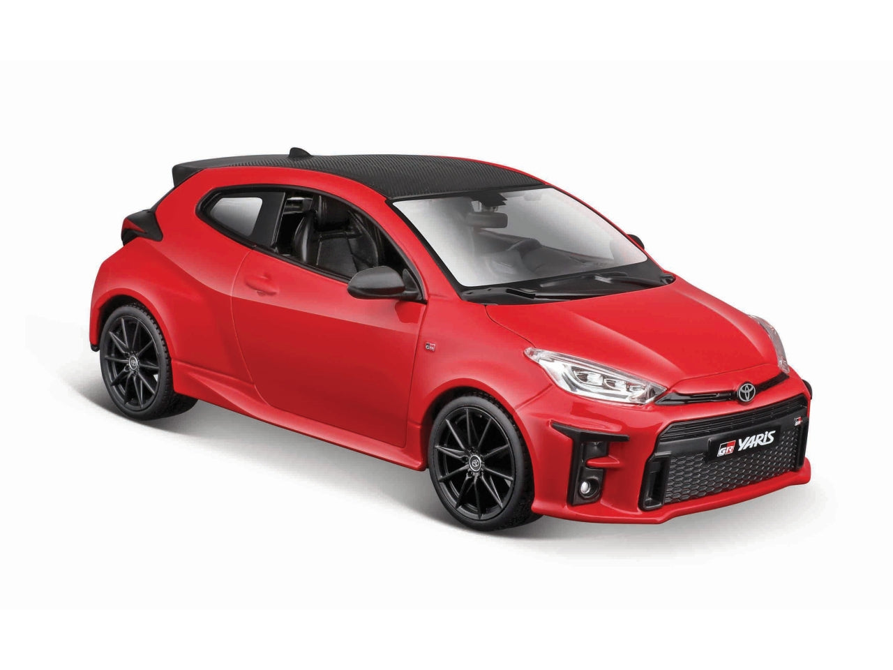 Modellino Auto Toyota Yaris GR 2021 - Scala 1:24: Die-cast, Licenza Ufficiale Toyota, Dettagli Realistici, Dimensioni 10,5x11,4x22,9 cm, Età 3+ | Maisto