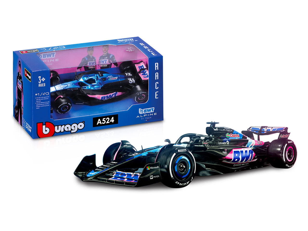 Modellino Bwt alpine a52431 ocon scala 1:43 | Bburago