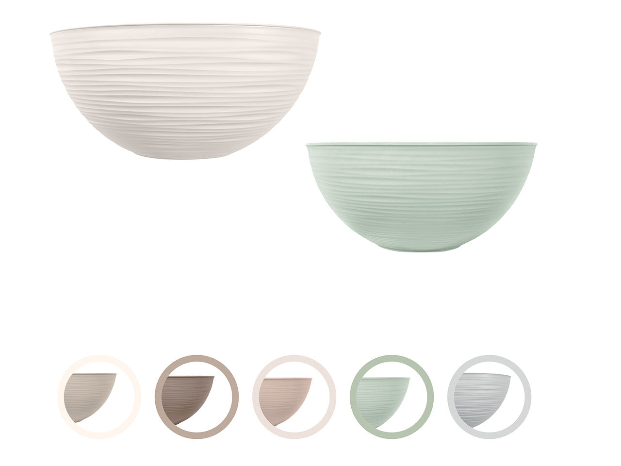 Insalatiera Brio XL in plastica colori assortiti moderno Ã32x14 cm - Brio & Bio