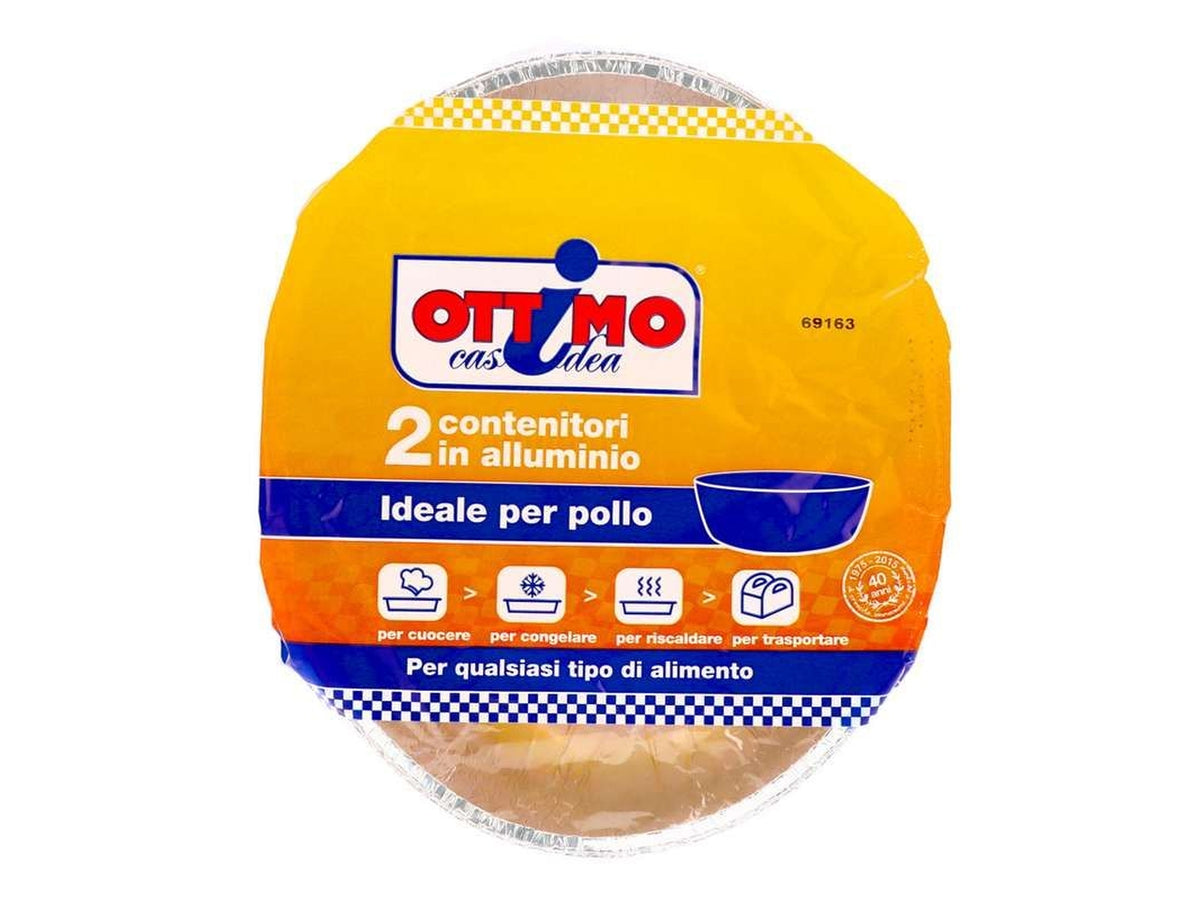 Ottimo cont.allumino pollo 2 pezzi 201