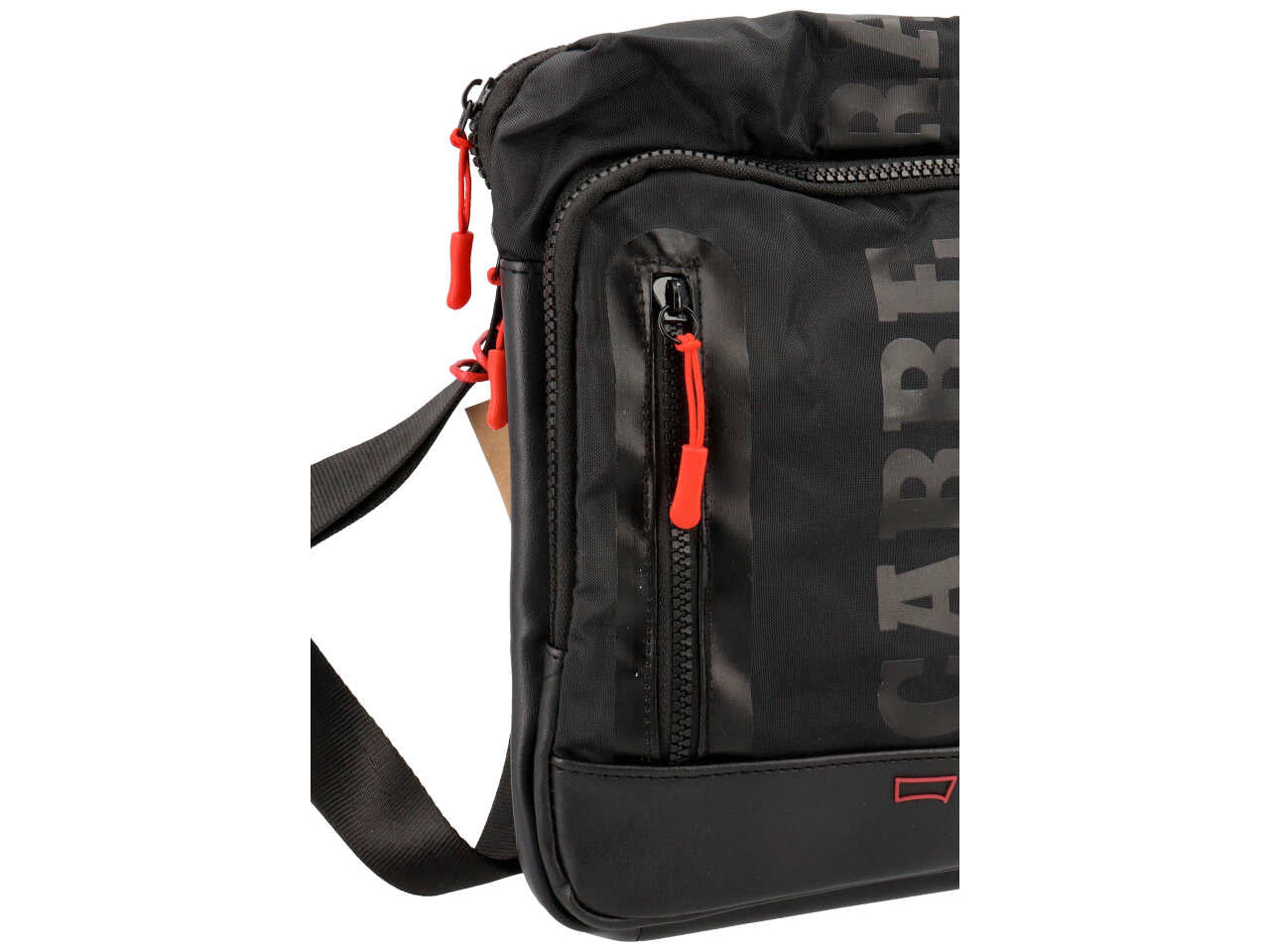 Borsa da uomo b-tech collection tracolla tablet colore nero composizione: 100% pelle sintetica