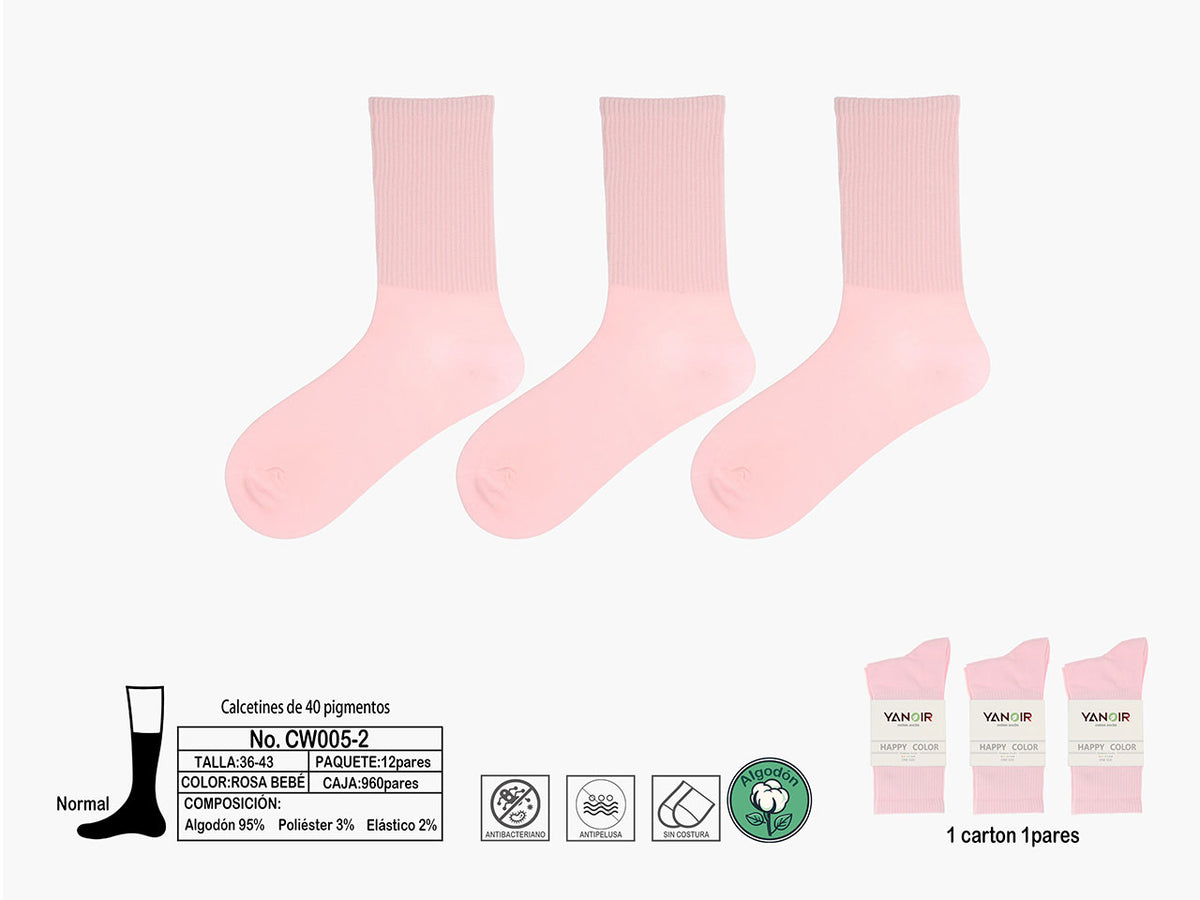 Calzini unisex disponibili in diversi colori $