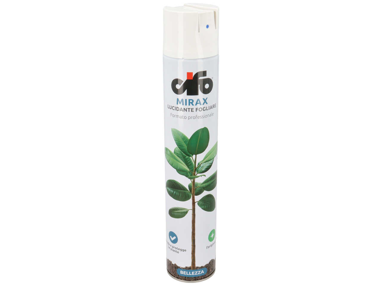 Spray lucidante fogliare Mirax, lucida e protegge le piante, 750ml Cifo