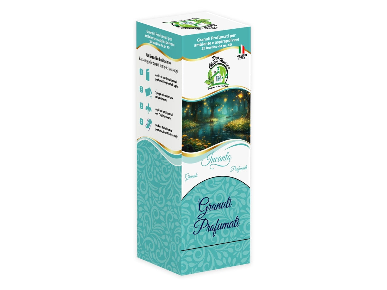 Bustina granuli profumati da 40gr incanto