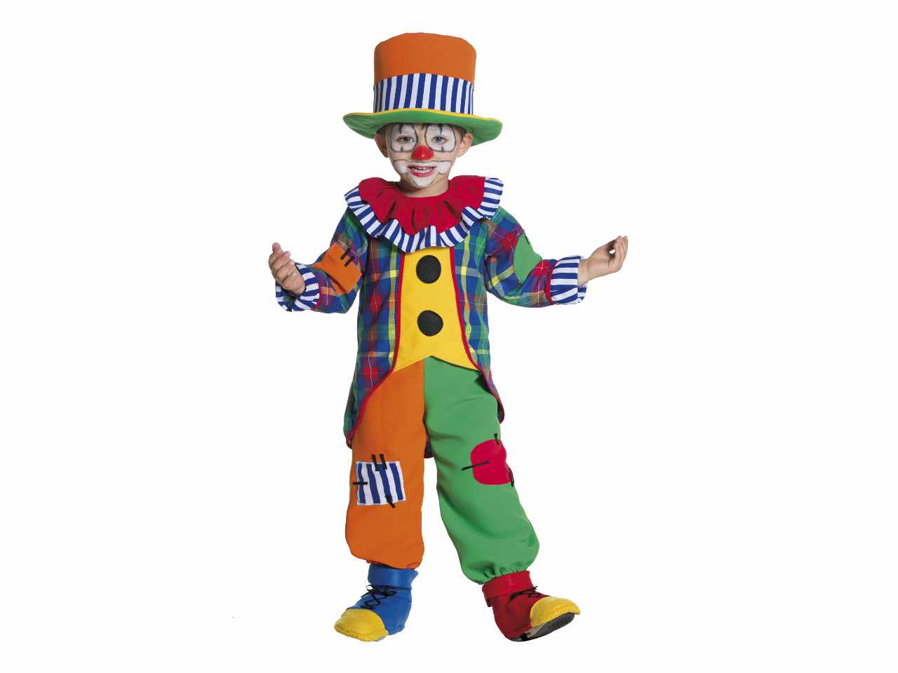 Costume Pagliaccio Baby taglia 2/3 anni