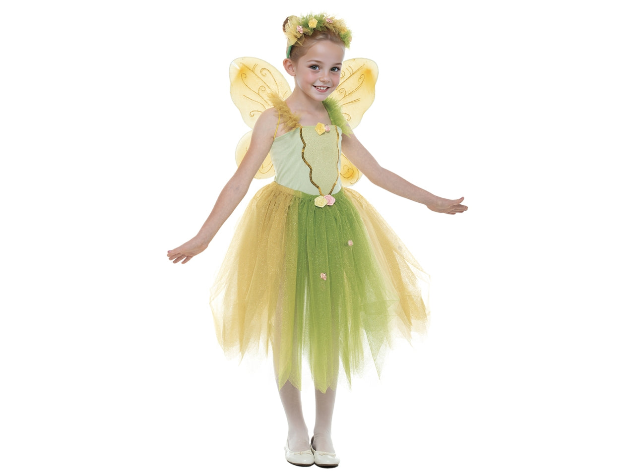 Costume fata del bosco bambina taglia unica bimbi