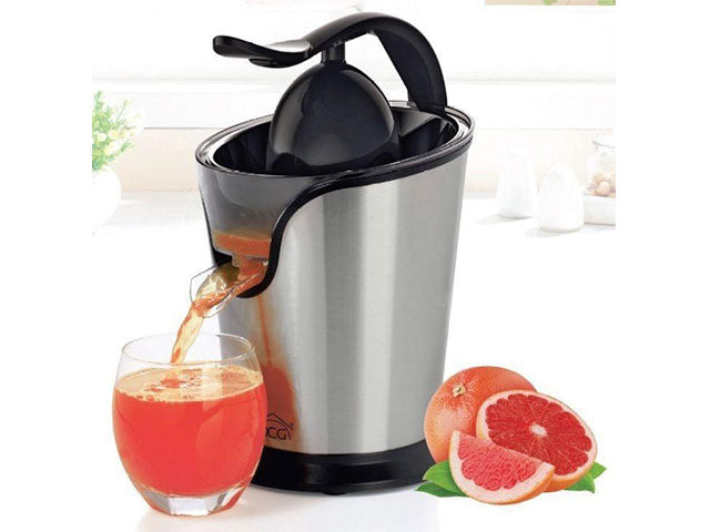 Spremiagrumi elettrico con corpo in acciaio inox 85w 18,5x16,5xh27cm