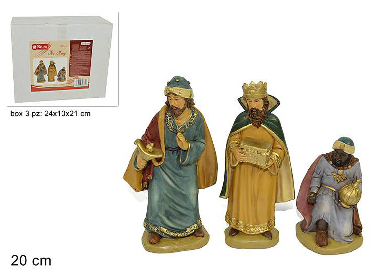 Re magi 20cm set 3 pezzi