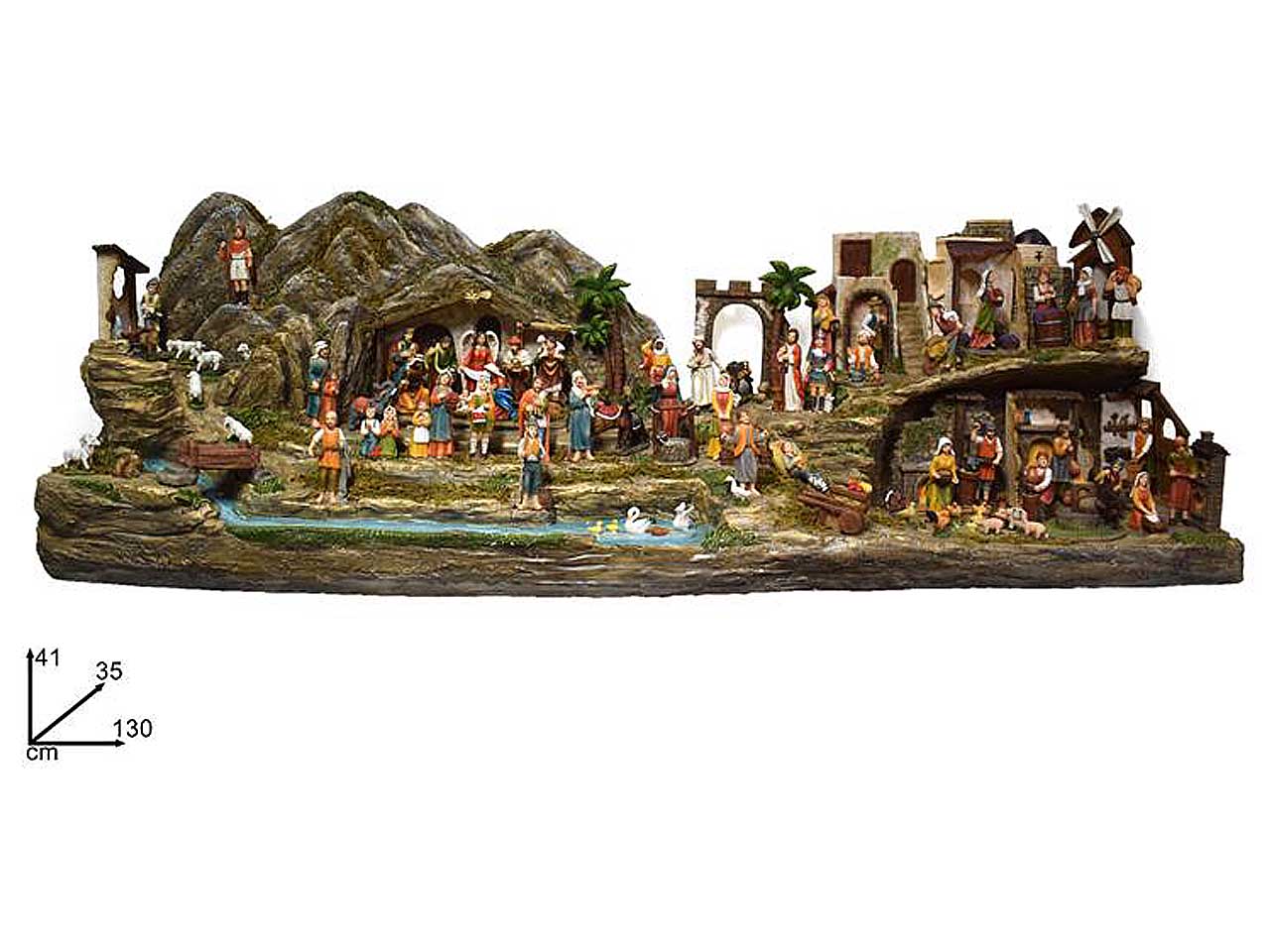Presepe 130x35cm mo001334 $
