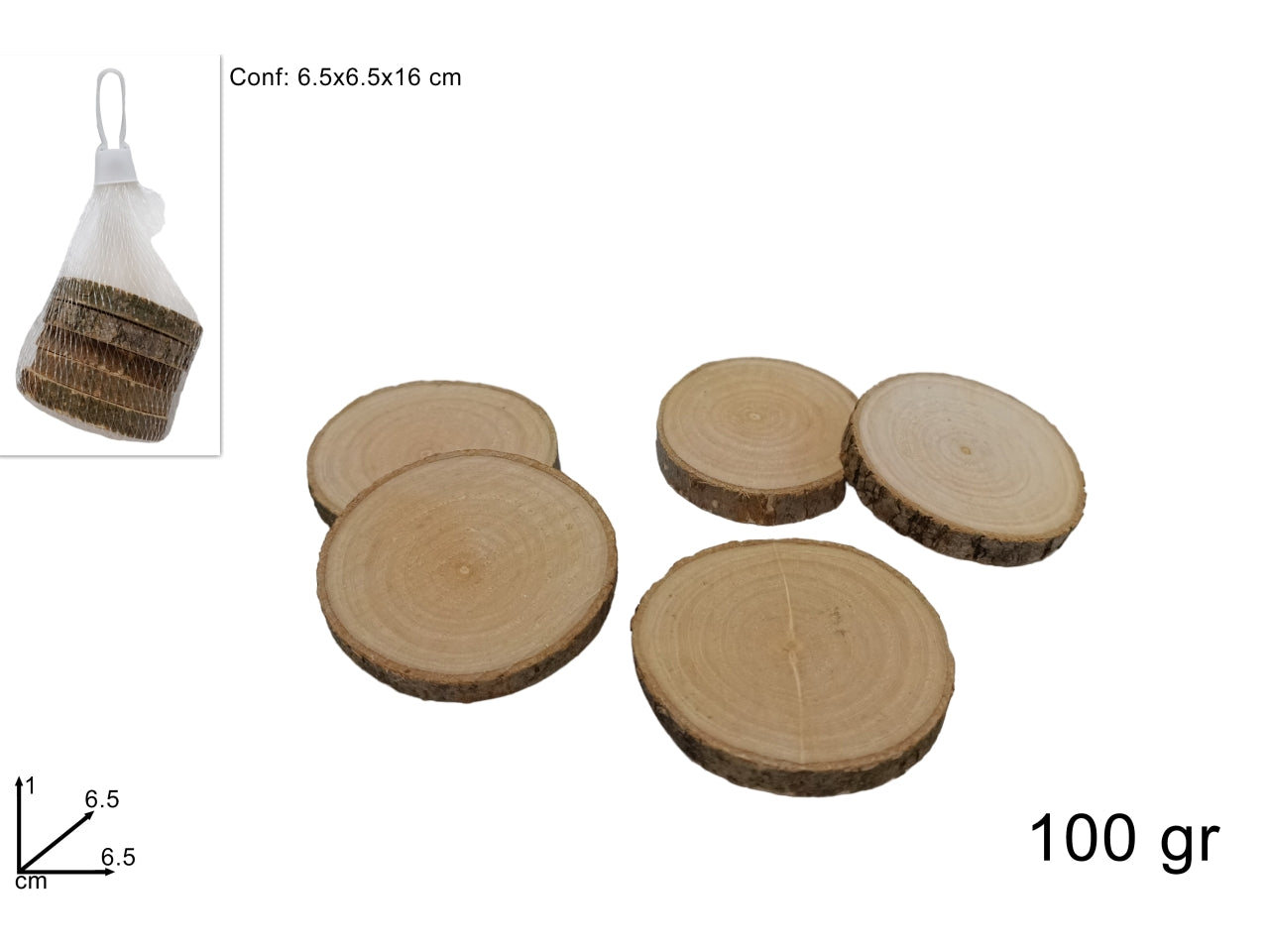 Tronchi legno 100gr