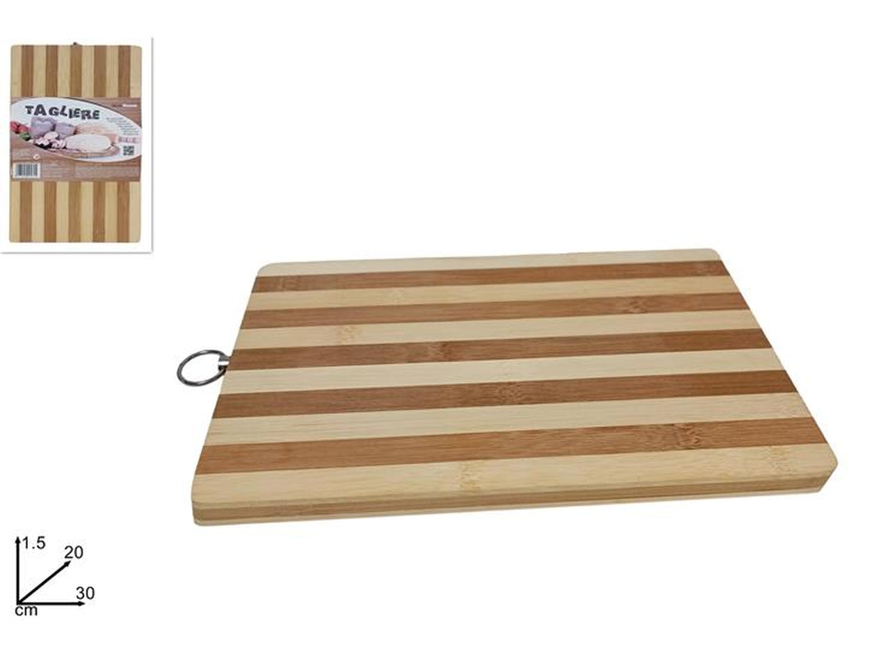 Tagliere in bamboo misura 30x20cm