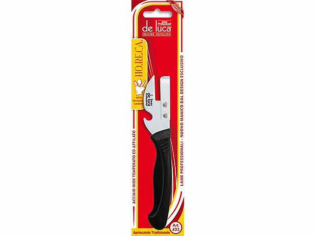 Apriscatole manico plastica 433